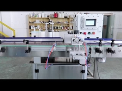 Πνευματικό στρογγυλό μπουκάλι αυτόματη μηχανή ετικετών Γυαλί για δοχείο καλλυντικών 300 KG